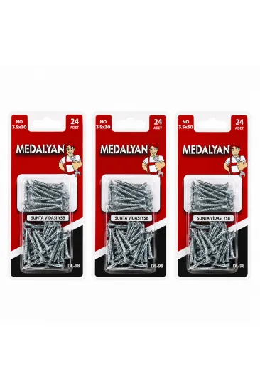 288 ADET 3.5X30 12X24PCS SUNTA VİDASI (5637) 288 ADET 3.5X30 12X24PCS SUNTA VİDASI (5637)