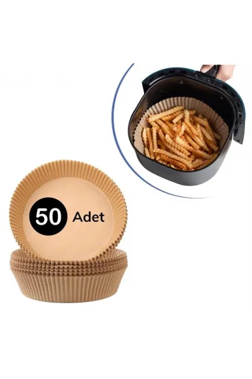 50 Adet Air Fryer Pişirme Kağıdı Tek Kullanımlık Hava Fritöz Yağ Geçirmez Yapışmaz Tabak Model (5637) 50 Adet Air Fryer Pişirme Kağıdı Tek Kullanımlık Hava Fritöz Yağ Geçirmez Yapışmaz Tabak Model (5637)