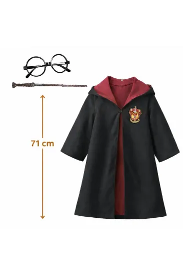 Harry Potter Çocuk Bebek Kostüm Seti – Asa Gözlük Pelerin 71 cm (2-4 Yaş) (5637) Harry Potter Çocuk Bebek Kostüm Seti – Asa Gözlük Pelerin 71 cm (2-4 Yaş) (5637)