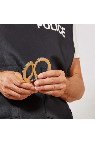 Metal Malzemeden İmal Anahtarlı Oyuncak Polis Kelepçesi (5637) Metal Malzemeden İmal Anahtarlı Oyuncak Polis Kelepçesi (5637)
