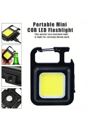 Anahtarlıklı Fener Fener Cob Led (5637)