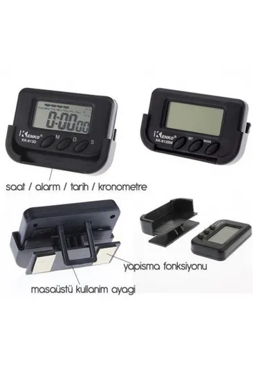 Ev ve Araç Tipi Dijital Saat Kronometreli Alarmlı Pilli Saat (5637) Ev ve Araç Tipi Dijital Saat Kronometreli Alarmlı Pilli Saat (5637)