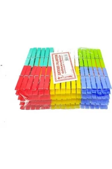 PLASTİK GÖKKUŞAĞI MANDAL 144 PARÇA (5637) PLASTİK GÖKKUŞAĞI MANDAL 144 PARÇA (5637)