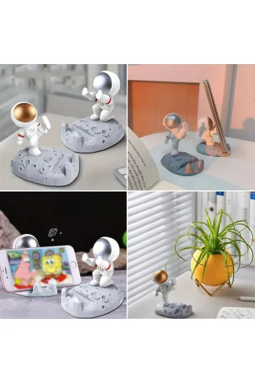 Mini Astronot Model Telefon ve Tablet Tutucu Standı (5637) Mini Astronot Model Telefon ve Tablet Tutucu Standı (5637)