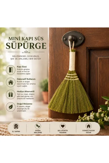 KAPI SÜS - SÜPÜRGE HASIR SAPLI (5637) KAPI SÜS - SÜPÜRGE HASIR SAPLI (5637)