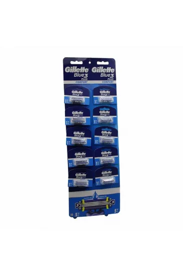 GİLLETTE BLUE3 JİLET KARTELALI 10 PARÇA (5637)