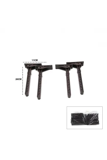 4 ADET KAHVERENGİ SOFRA AYAK KOMPLE PLASTİK 20CM AÇ KAPA (5637) 4 ADET KAHVERENGİ SOFRA AYAK KOMPLE PLASTİK 20CM AÇ KAPA (5637)