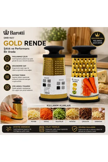 4GEN ÇELİK METAL GOLD RENDE SİLİKON KAPLAMA TABAN (5637) 4GEN ÇELİK METAL GOLD RENDE SİLİKON KAPLAMA TABAN (5637)