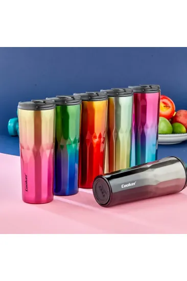 500ML DİAMOND TERMOS BARDAK RENKLİ PASLANMAZ ÇELİK - KAYDIRMAZ TPR TABAN - SIZDIRMAZ KAPAK (5637) 500ML DİAMOND TERMOS BARDAK RENKLİ PASLANMAZ ÇELİK - KAYDIRMAZ TPR TABAN - SIZDIRMAZ KAPAK (5637)
