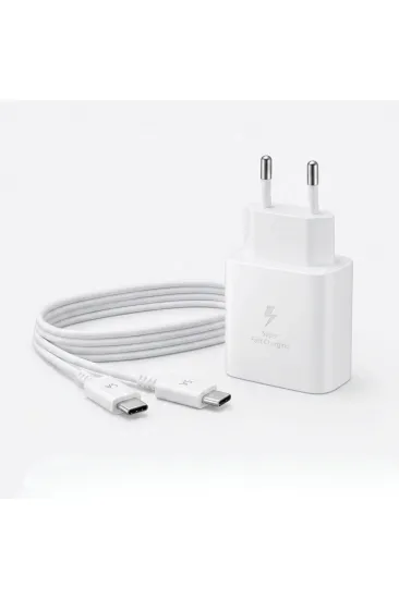 45W Süper Hızlı Şarj Adaptörü USB-C PD 3.0 PPS Fast Charger + 5A Type-C to Type-C Kablo (5637) 45W Süper Hızlı Şarj Adaptörü USB-C PD 3.0 PPS Fast Charger + 5A Type-C to Type-C Kablo (5637)