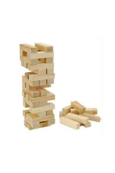 54 PARÇA AHŞAP DENGE JENGA OYUNU (5637) 54 PARÇA AHŞAP DENGE JENGA OYUNU (5637)