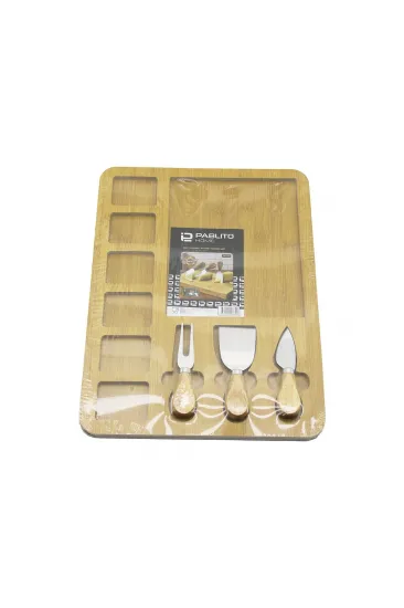 DİKDÖRTGEN 6+1 BÖLMELİ MDF KAHVALTI PEYNİR SUNUM PANOSU 3 BIÇAK=AHŞAP SAP 30X39.5CM (5637) DİKDÖRTGEN 6+1 BÖLMELİ MDF KAHVALTI PEYNİR SUNUM PANOSU 3 BIÇAK=AHŞAP SAP 30X39.5CM (5637)