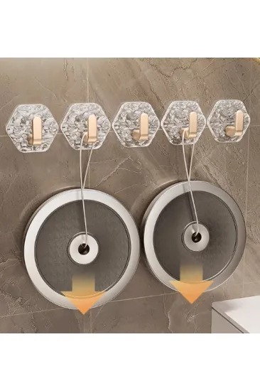 Lüks 5’li Duvar Askısı Banyo Mutfak İçin Havlu Askılık (5637) Lüks 5’li Duvar Askısı Banyo Mutfak İçin Havlu Askılık (5637)