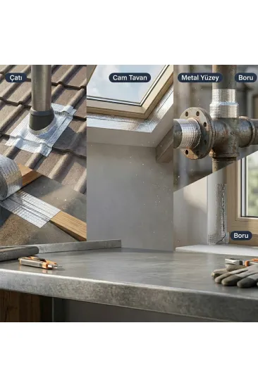 6 ADET 48MMX2MT SU SIZDIRMAZ FOLYO BANT ÇATI-CAM TAVAN-METAL YÜZEY-PENCERE - BORU VB. (5637) 6 ADET 48MMX2MT SU SIZDIRMAZ FOLYO BANT ÇATI-CAM TAVAN-METAL YÜZEY-PENCERE - BORU VB. (5637)