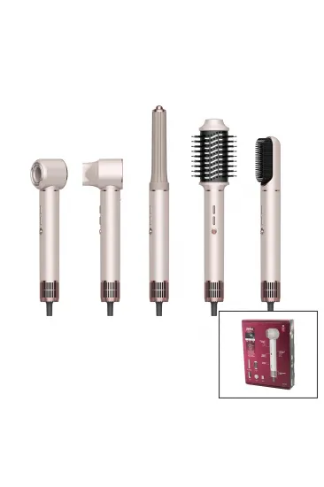 ROSE GOLD AİR BRUSH 5İN1=BUKLE-HACİMLE-DÜZLEŞTİR-2-FIRÇA SAÇ KURUTMA - ŞEKİL MAKİNESİ 1300W3-KDM.HIZ - DERECE SHD-1729 (5637) ROSE GOLD AİR BRUSH 5İN1=BUKLE-HACİMLE-DÜZLEŞTİR-2-FIRÇA SAÇ KURUTMA - ŞEKİL MAKİNESİ 1300W3-KDM.HIZ - DERECE SHD-1729 (5637)