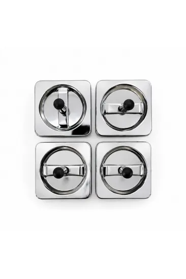 12 ADET ASHTRAY KARE - BASMALI METAL KÜLLÜK (5637) 12 ADET ASHTRAY KARE - BASMALI METAL KÜLLÜK (5637)