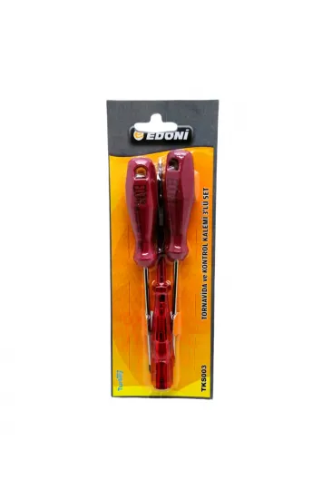 3 PARÇA SET TORNAVİDA YILDIZ - DÜZ - KONTROL KALEMİ (5637) 3 PARÇA SET TORNAVİDA YILDIZ - DÜZ - KONTROL KALEMİ (5637)