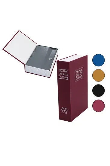 BÜYÜK=240X155X55MM KİTAP MODELİ KİLİTLİ KASA - KUMBARA (5637) BÜYÜK=240X155X55MM KİTAP MODELİ KİLİTLİ KASA - KUMBARA (5637)