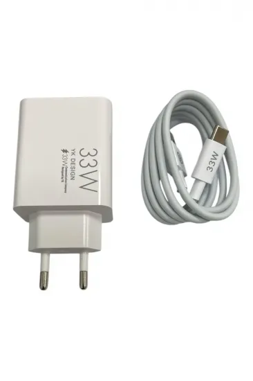 Usb Type-c 33W Şarj Aleti YK-SR68 (5637) Usb Type-c 33W Şarj Aleti YK-SR68 (5637)
