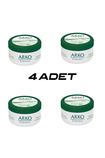4 ADET ARKO CLASSİC NATUREL EL KREMİ 150ML (5637) 4 ADET ARKO CLASSİC NATUREL EL KREMİ 150ML (5637)