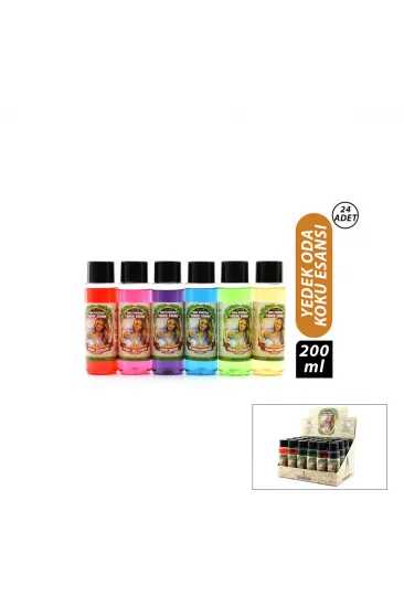 24 ADET 200ML MİX ODA KOKUSU YEDEK ESANS (5637)