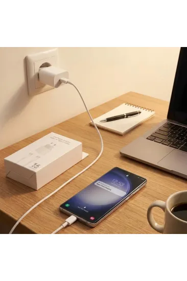 25W Hızlı Şarj Adaptörü USB-C to Type-C Kablolu – PD Destekli, Süper Hızlı Şarj Cihazı (5637) 25W Hızlı Şarj Adaptörü USB-C to Type-C Kablolu – PD Destekli, Süper Hızlı Şarj Cihazı (5637)