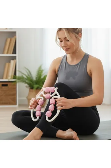 9 Tekerlekli Lenfatik Masaj Roller – Selülit Giderici, Cilt Sıkılaştırıcı, Bacak Kol Sırt Masaj Aleti (5637) 9 Tekerlekli Lenfatik Masaj Roller – Selülit Giderici, Cilt Sıkılaştırıcı, Bacak Kol Sırt Masaj Aleti (5637)