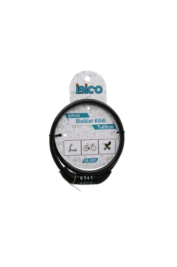 ŞİFRELİ EKO - İNCE BİSİKLET KİLİT ÇELİK TEL SİYAH ŞEFFAF KILIF 7MMX65CM (5637) ŞİFRELİ EKO - İNCE BİSİKLET KİLİT ÇELİK TEL SİYAH ŞEFFAF KILIF 7MMX65CM (5637)