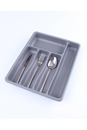 GRİ - 5 BÖLMELİ ÇEKMECE İÇİ KAŞIKLIK 36x29x5cm (5637) GRİ - 5 BÖLMELİ ÇEKMECE İÇİ KAŞIKLIK 36x29x5cm (5637)