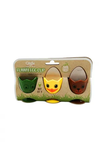 FUNNY YUMURTALIK 3 PARÇA SET (5637) FUNNY YUMURTALIK 3 PARÇA SET (5637)