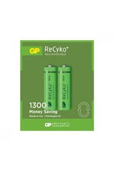 GP RECYKO 1300mAh AA ŞARJLI KALEM PİL 132C133 2Lİ KART (5637) GP RECYKO 1300mAh AA ŞARJLI KALEM PİL 132C133 2Lİ KART (5637)