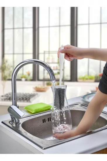 Silikon Şişe Biberon Konserve Kavanoz Matara Temizleme Fırçası Çok Amaçlı Temizleme Fırçası Bpa Free (5637) Silikon Şişe Biberon Konserve Kavanoz Matara Temizleme Fırçası Çok Amaçlı Temizleme Fırçası Bpa Free (5637)