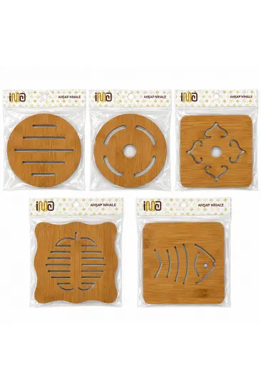 KARE=16.4X16.4CM - YUVARLAK:16.4CM MIX DESEN BAMBU - AHŞAP NİHALE - HERHANGİ BİR MODEL GÖNDERİLİR (5637) KARE=16.4X16.4CM - YUVARLAK:16.4CM MIX DESEN BAMBU - AHŞAP NİHALE - HERHANGİ BİR MODEL GÖNDERİLİR (5637)