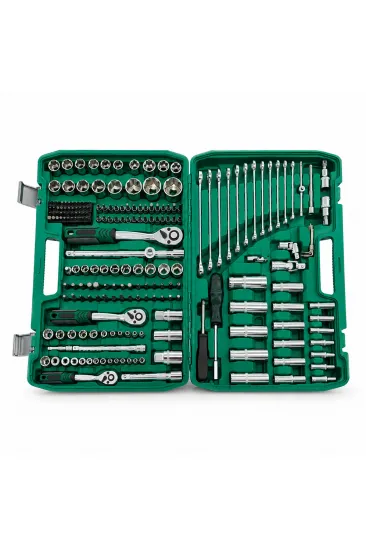 216PCS LOKMA SETİ LOKMA - SOKET - BİTS ADAPTÖR - 3AD.CIRCIR KOLU PLASTİK ÇANTALI (5637)