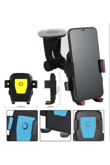 Araç İçi Cam ve Torpido Vantuzlu Telefon Tutucu (5637) Araç İçi Cam ve Torpido Vantuzlu Telefon Tutucu (5637)