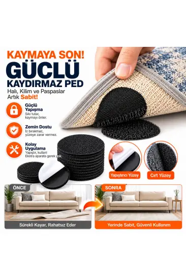 500 ADET YUVARLAK CIRTLI - YAPIŞKANLI ÇOK AMAÇLI HALI KAYDIRMAZ KEÇE PED (5637) 500 ADET YUVARLAK CIRTLI - YAPIŞKANLI ÇOK AMAÇLI HALI KAYDIRMAZ KEÇE PED (5637)