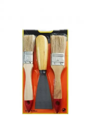Boya Kestirme Fırça- Spatula Seti 3lü (5637)