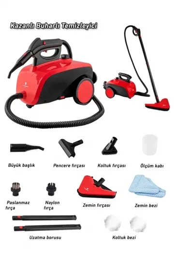 Classen Smart Çok Fonksiyonlu Güçlü Buharlı Temizleyici Makinesi (5637)