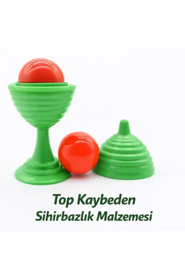 Yeşil Renk Sihirli Kupa Top Kaybetme Oyunu 7 cm (5637) Yeşil Renk Sihirli Kupa Top Kaybetme Oyunu 7 cm (5637)