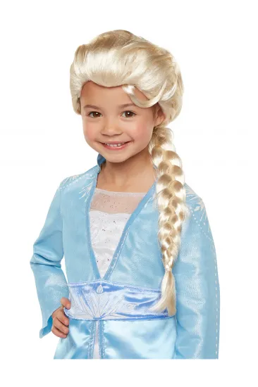 Platin Altın Dore Renk Karlar Ülkesi Elsa Frozen Peruğu Çocuk Boy (5637) Platin Altın Dore Renk Karlar Ülkesi Elsa Frozen Peruğu Çocuk Boy (5637)