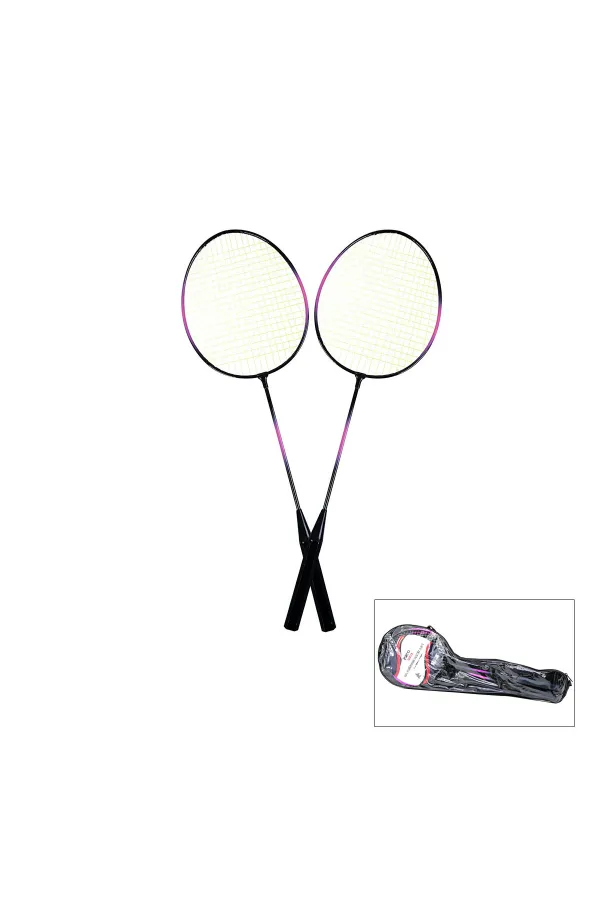 2PCS BADMİNTON RAKET SETİ ÇANTALI (5637)