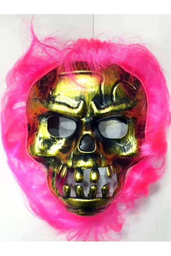 Cadılar Bayramı Pembe Saçlı Maske (5637) Cadılar Bayramı Pembe Saçlı Maske (5637)
