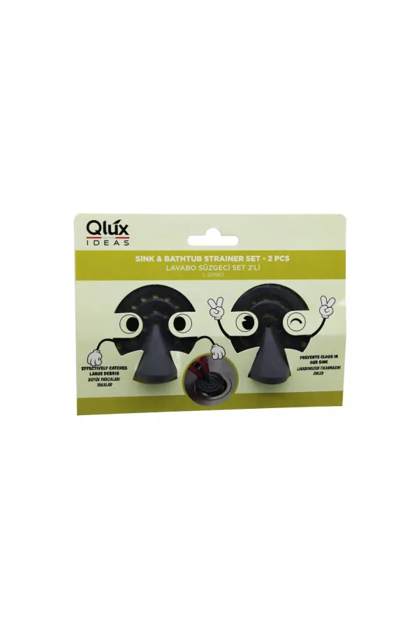 QLUX L-00962 2PCS LAVABO SÜZGEÇ SET (5637) QLUX L-00962 2PCS LAVABO SÜZGEÇ SET (5637)