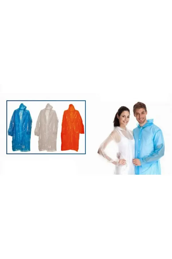 Tek Kullanımlık Çıtçıtlı Yağmurluk (5637)