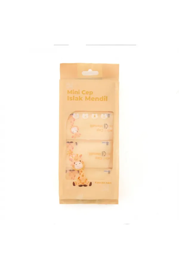 Mini Cep Islak Mendil Günlük Pratik 8'li Paket (5637) Mini Cep Islak Mendil Günlük Pratik 8'li Paket (5637)