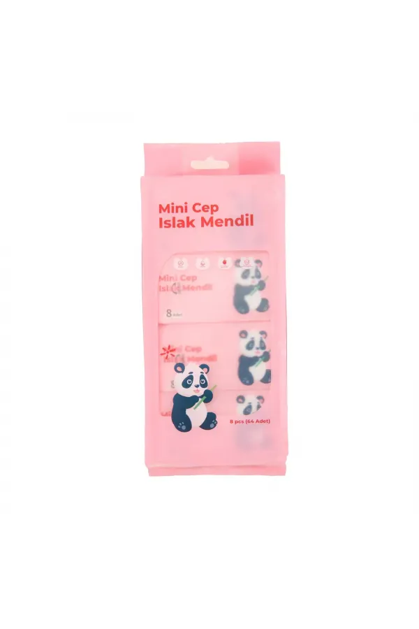 Mini Cep Islak Mendil Günlük Pratik 8'li Paket (5637) Mini Cep Islak Mendil Günlük Pratik 8'li Paket (5637)