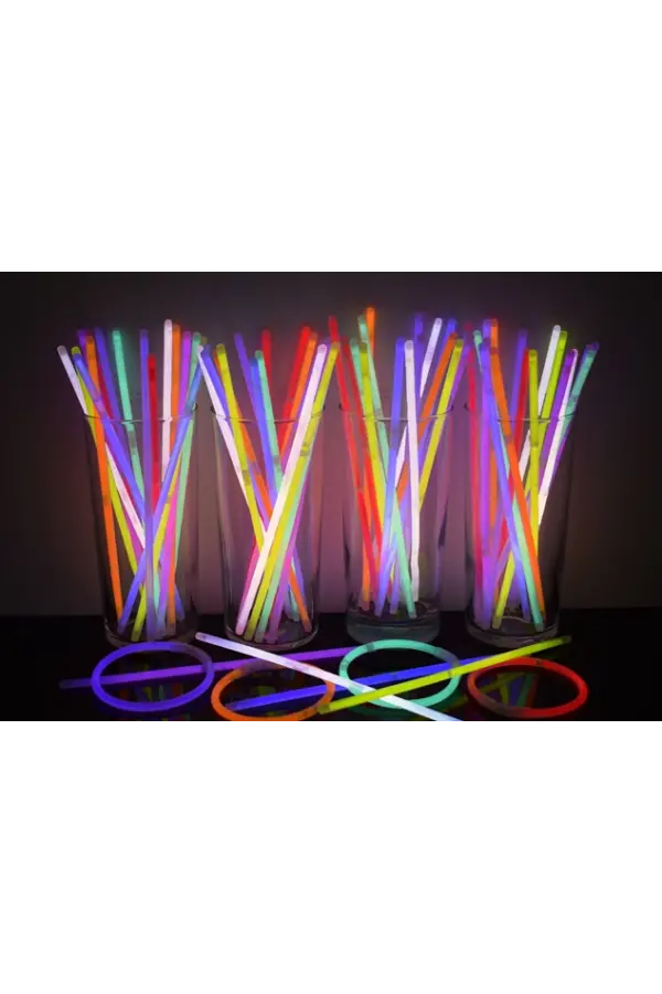 Glow Fosforlu Neon Bileklik 50 Adet (5637) Glow Fosforlu Neon Bileklik 50 Adet (5637)