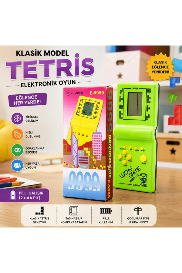 TETRİS 9999IN1 BRICK GAME (5637) TETRİS 9999IN1 BRICK GAME (5637)