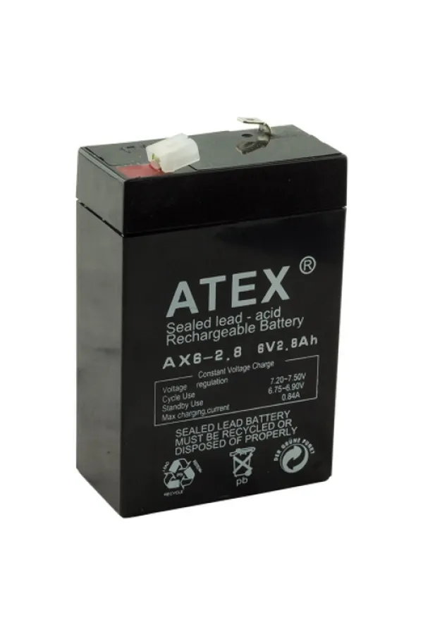İNCE AKÜ 6V 2.8AH AMPER (5637) İNCE AKÜ 6V 2.8AH AMPER (5637)