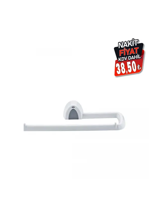 KAĞIT HAVLU ASACAK BEYAZ PLASTİK YAPIŞKANLI - DUVARA MONTE (5637) KAĞIT HAVLU ASACAK BEYAZ PLASTİK YAPIŞKANLI - DUVARA MONTE (5637)